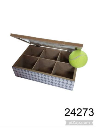 Imagen de CAJA DE TE X6 DIVISIONES 4.26